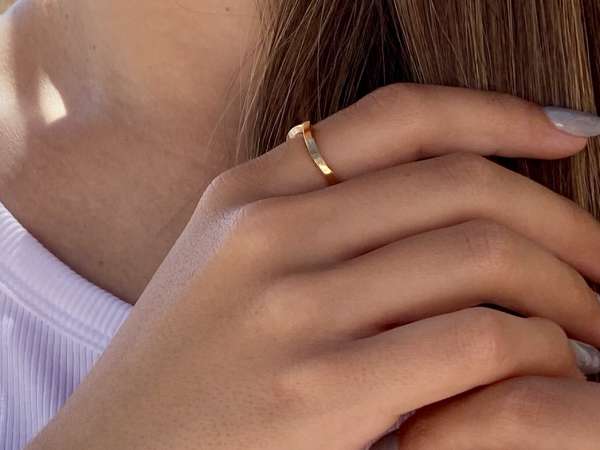 ANILLO FLECHA one TESSARA ORO
