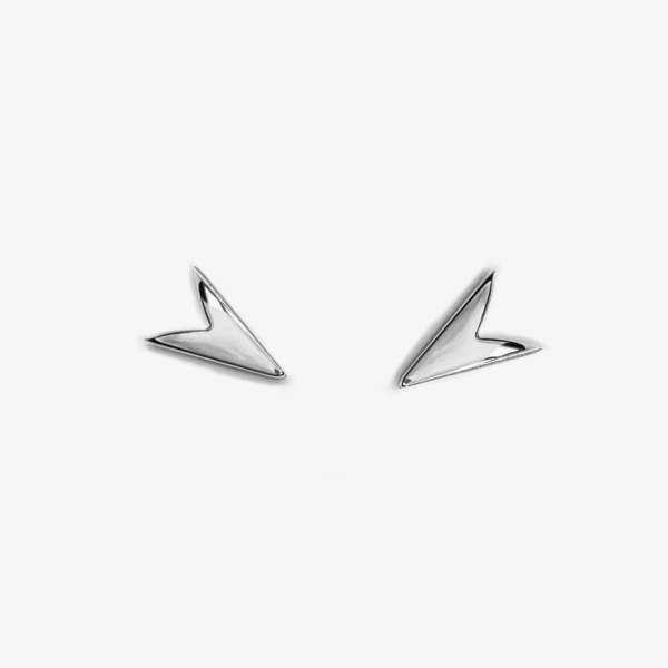 Pendientes con forma de cometa, kite de Tessara fabricados en plata