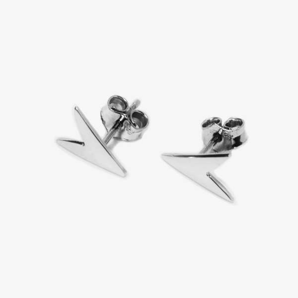 Pendientes con forma de cometa, kite de Tessara fabricados en plata.