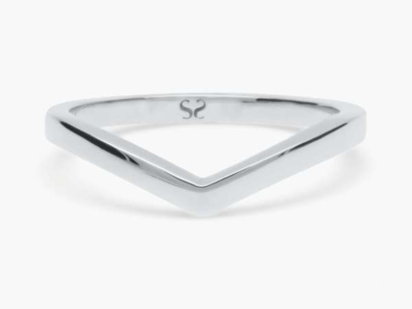 anillo flecha tessara, anillo plata sencillo